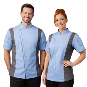 Blue Unisex Expo Chef Coat