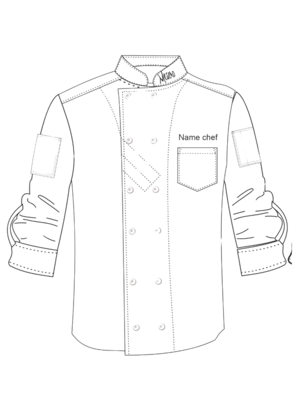Custom Unisex White Executive Chef Coat