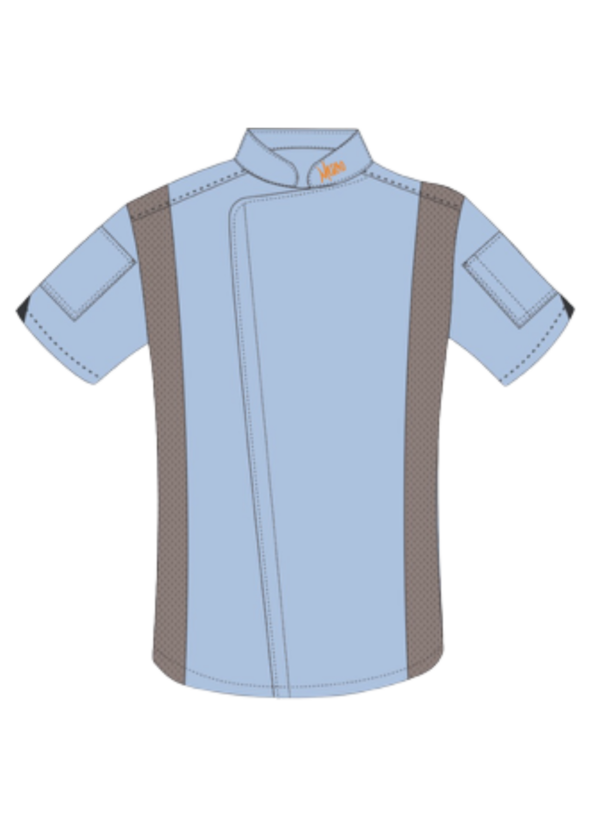 Custom Blue Unisex Expo Chef Coat
