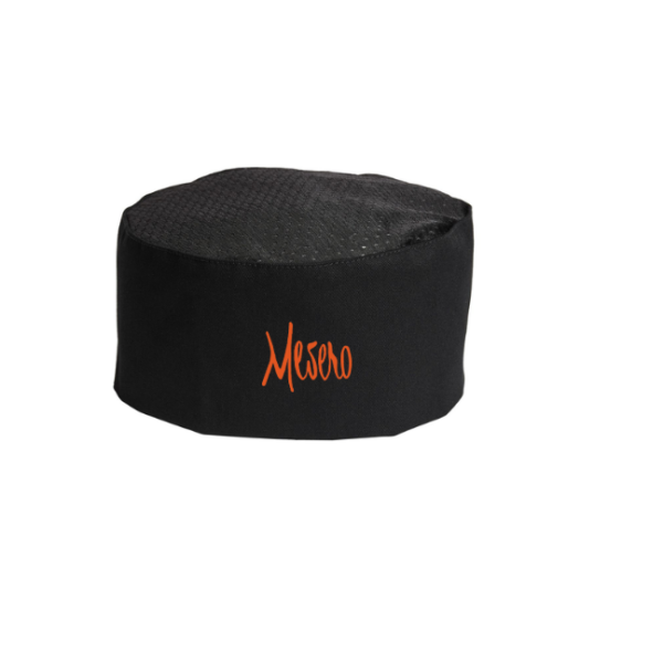 Black Chef Beanie with Logo